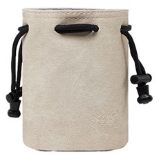 엑스비와이에스 CB390 충격 스크래치 방지 카메라 렌즈 파우치 소형, 베이지, 1개