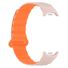 파이네스트원 마그네틱 실리콘 스마트워치 스트랩, 핑크 오렌지, 1개