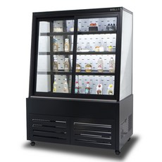 BELLE 프리미엄 쇼케이스 사선 앞문형 블랙 방문설치, JDF-900B