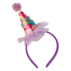 Mandeulhabi 生日派對髮箍, 1個, 紫色球