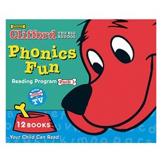 Clifford Phonics Fun Pack 1: 12 Books Box Set StoryPlus QR, Scholastic