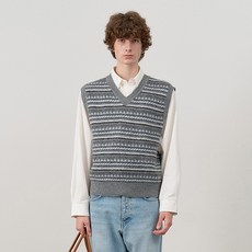 Dunst 男女通用精製 V 領針織背心 UDSW4C112G200M