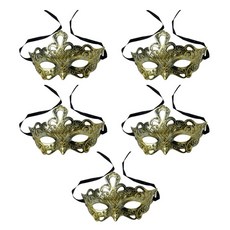 P&B UNITY 萬聖節派對面具, 20 舞會金 G, 5個