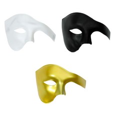 P&B UNITY 萬聖節派對面具3件組, 02 歌劇魅影, 1套