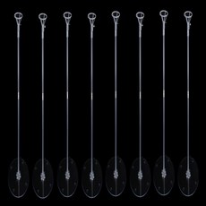 DIY活動用單球氣球支架 70cm, 8個, 透明