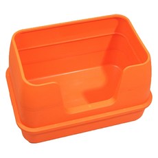 Gaekwacheonsun Clean View 貓砂盆, 橘色, 1個