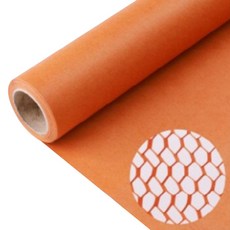 쿠션 포장지 53cm x 10m 80g, 오렌지, 1개