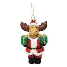 聖誕節聖誕老人魯道夫樹裝飾品, 1個, 紅色, 12cm