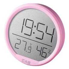 CAS 數位溫濕度計 T037, 1個, 粉紅色