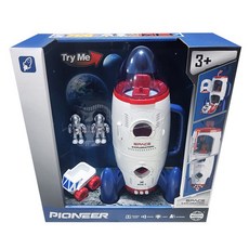 太空探索火箭套組 飛機作動玩具, 1個, 混合顏色