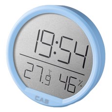 CAS 數位溫濕度計 T037, 1個, 藍色