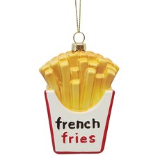 聖誕薯條樹裝飾品, 自然色,11cm, 1個