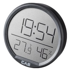 CAS 數位溫濕度計 T037, 1個, 黑色