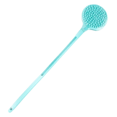矽膠雙面身體刷, 藍色, 1個, 1入