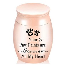 PASTEL PET 寵物彩色不鏽鋼骨灰罈 粉紅色, 1個