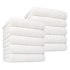 송월타월 팔로우 수건 200g 40수 코마사, 화이트, 10개