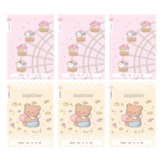 morning glory Chaewoom Note 國小1-2年級圖畫日記本 B 1頁1日 2款 x 3入組, 混合顏色, 1套