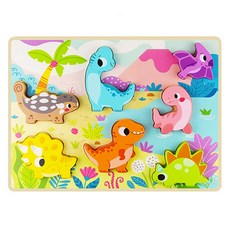 TOOKY TOY 拓客 恐龍立體拼圖, 混色, 7件