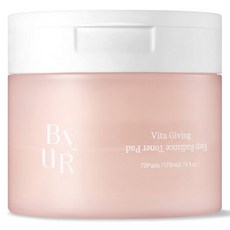 BYUR 維他命賦活煥採爽膚棉片 170ml, 1個, 70枚入