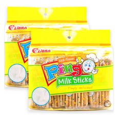 LiBRA 牛奶棒餅乾, 2袋, 414g