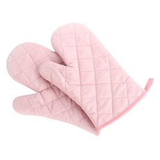 C.O.B 家用加厚烘焙廚房烤箱手套, 粉紅色, 2個