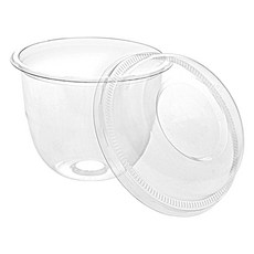 水果沙拉透明包裝容器 中號組合, 1套