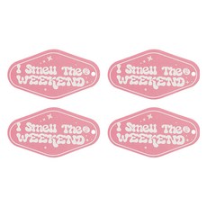 벤딕트 프래그런스 태그 방향제, GRAPEFRUIT(금요일), 4개