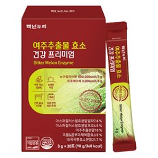 Baeknyeonnuri 優質苦瓜萃取粉 30條入, 1盒, 90g