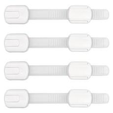 Namo I-L 長度可調式多用途安全鎖 19cm, 白色, 4個