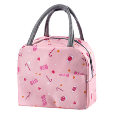 Topia 簡約保溫保冷袋, 1個, 粉紅糖果