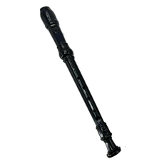 JK 德式高音直笛 8孔 無標誌, 黑色, 1個