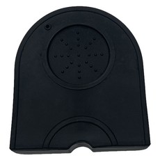 간편한 커피 탬핑 매트 구형 스몰, 블랙, 1개