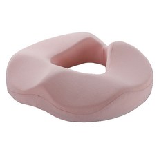 Moapick 甜甜圈記憶棉坐墊, 1個, 粉紅色