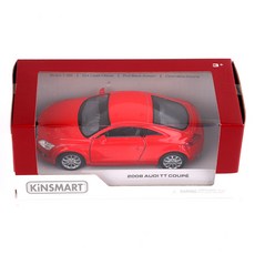 KiNSMAR 奧迪 TT Coupe 壓鑄模型 KT5335, 1個, 紅色