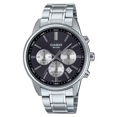 CASIO 卡西歐 男款三眼經典計時金屬腕錶 MTP-E510D-8AV