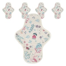 이채 순면 일체형 화이트코이, 1개, 5매입, 중형