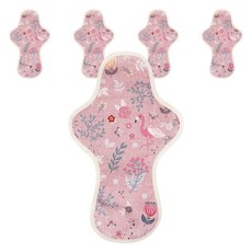 이채 순면 날개형 생리대 핑크코이, 1개, 5매입, 대형