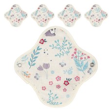 eechae 純棉護墊 White Koi, 小型, 1個, 5枚入