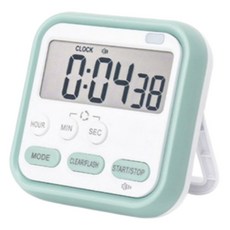 Living Gourmet 粉彩站立式磁吸計時器, 綠色, 1個