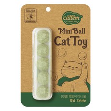 cattem 貓咪迷你球玩具 2cm 5入, 5個