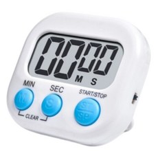 리빙고메 자석 주방 타이머, 화이트, 1개