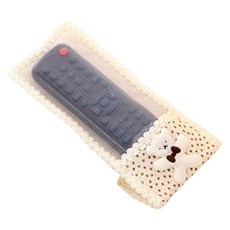 高級遙控器保護套 小號, 米色, 1個