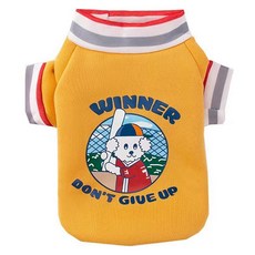 Coco studio 寵物日常大聯盟T恤, 1個, Coco 大聯盟T恤/橘色