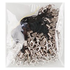 Uniart 大容量手機繩, 100個, 黑色