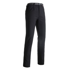 New Eagle 男性素色內刷毛彈力褲 + 腰帶組 FA-4549