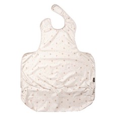 babyclo 全罩式餐桌背心圍兜, 象牙白 熊, 1件, 1件