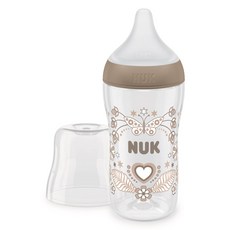 NUK 完美搭配奶瓶+奶嘴M套裝, 愛心, 260ml, 1套