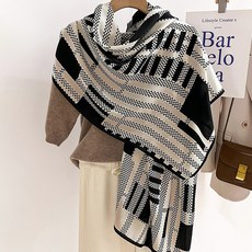ATTERLIC 線條美學 長款大圍巾 14696
