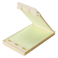 Topia 簡易吉他弦清潔器 白色 鋼質 軟底 珍珠 收納袋, 1個