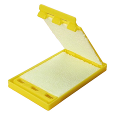 Topia 方便吉他弦線清潔器 黃色背帶 柔軟貝斯珍珠套組, 1個